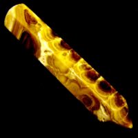 Gemstone Pencil Point in Banded Aragonite