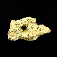 Mangano Calcite Raw Crystal Specimen Featuring Iron Pyrite (Fools Gold) Inclusions