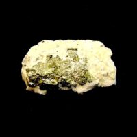 Mangano Calcite Raw Crystal Specimen Featuring Iron Pyrite (Fools Gold) Inclusions