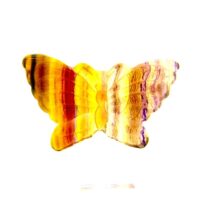 Butterfly Carving in Fluorite