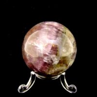 Gemstone Sphere in Fluorite