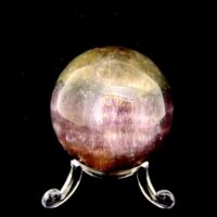 Gemstone Sphere in Fluorite