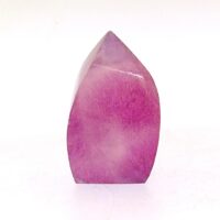 Flame/Point Specimen in Polished Fluorite