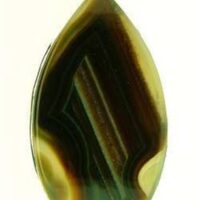 One Off 925 Silver Pendant Featuring Banded Agate