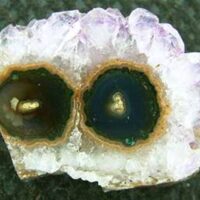 Amethyst Rose Formation (Polished Face). 46 x 39 x 26mm Aprox