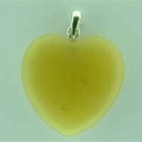 Owl Pendant Set with A Gemstone Body Of Opalite Inset with Faceted Eyes