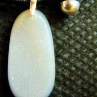 Agate with Quartz Pendant