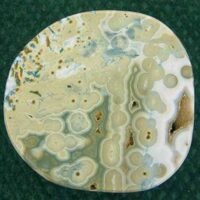 Orbicular Jasper Polished Slice Specimen (Madagascar)
