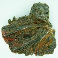 Black Kyanite with Iron Staining