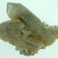 Natural Citrine with Rutile, Lithium & Chlorite Specimen 120 x 125 x 40mm Aprox