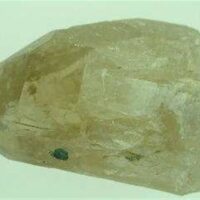 Natural Citrine Specimen with Tourmaline Inclusion. 105 x 70 x 50mm Aprox. 458g