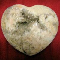 Large Agate Geode Heart