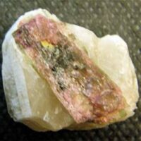 Rubellite with Quartz Crystal Specimen