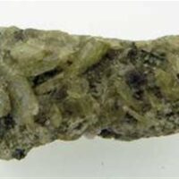 Epidote in Feldspar Crystal Specimen