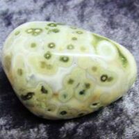 Orbicular Jasper Polished Pebble Specimen (Madagascar)
