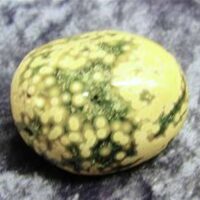 Orbicular Jasper Polished Pebble Specimen (Madagascar)