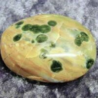 Orbicular Jasper Polished Pebble Specimen (Madagascar)