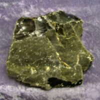 Gold Sheen Obsidian Nodule Specimen