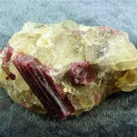 Rubellite Crystal Specimen