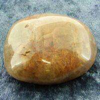 Polished Rutilated Smokey Quartz Pebble