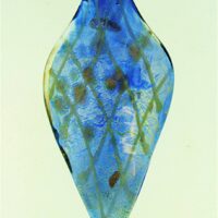 Murano Glass Leaf Pendant