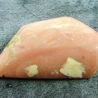 Sliced Pink Opal Dome Polished Pebble Specimen
