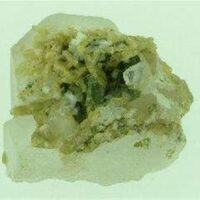 Sphene with Epidot & Quartz Specimen 40 x 35 x 25mm Aprox. 36g