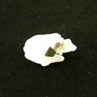 Rose Quartz with Tourmaline Crystal Specimen