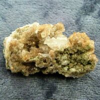 Calcite with Analcime Rough Crystal Specimen