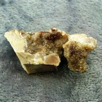 Siderite with Quartz Rough Crystal Specimen