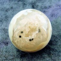 Agate with Quartz Geode Sphere