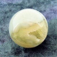 Agate with Quartz Geode Sphere