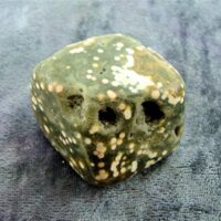 Orbicular Jasper Polished Pebble Specimen (Madagascar)