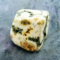 Orbicular Jasper Polished Pebble Specimen (Madagascar)