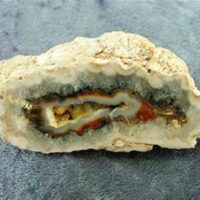 Patagonian Agate Geode Half
