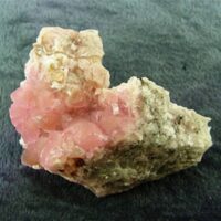 Colbalto Calcite Crystal Formations on Matrix