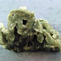 Black Chalcedony Stalactitic Crystal Formation