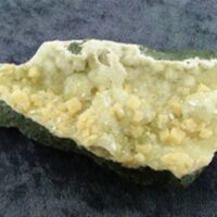 Peach Calcite Crystal Formations on Matrix