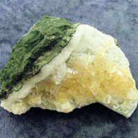 Peach Calcite Crystal Formations on Matrix