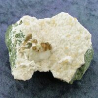 Brown Calcite Crystal Formations on Matrix