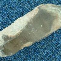 Smokey Double Terminated Elestial Quartz Specimen with Rutile & Chlorite Inclusion. 125 x 45 x 30mm