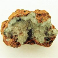 Hemimorphite on Limonite Crystal Specimen
