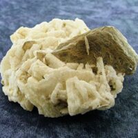 Mica Crystal Formation on Feldspar & Albite Matrix