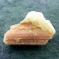 Rubellite in Quartz Rough Crystal Specimen