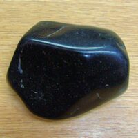Russian Jet Polished Pebble Specimen