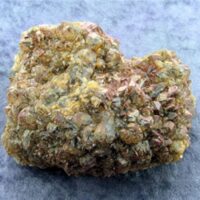 Red Quartz Crystal Formations on Matrix