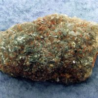 Red Quartz Crystal Formations on Matrix