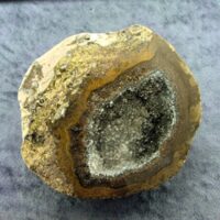 Chalcedony Half Geode Specimen