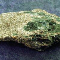 Blue Tourmaline Formations in Lepidolite Mica Matrix