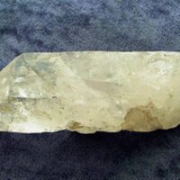 'Self Healed' & Surface Etched Quartz Point Specimen